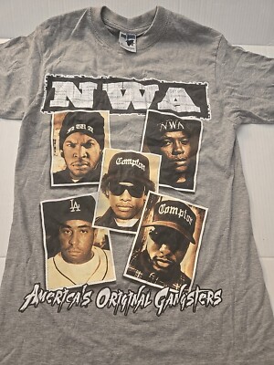 Vintage Y2K NWA Phat Doc Rap Music Shirt Eazy E Dr. Dre Ice Cube MENS Small