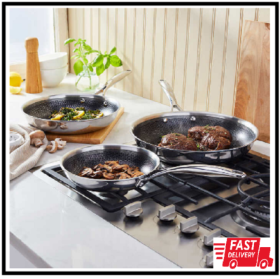 Henckels Hxagon Non-Stick 3-Piece Skillet Fry Pan Set, 8