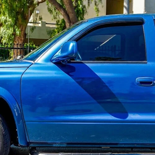 Protectores de lluvia contra humo AVS viseras de ventilación 3M cinta adhesiva para Dodge Dakota 1997-2004 cabina estándar Foto 2 de 3