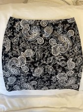 Lauren Ralph Lauren Womens Midi Straight Pencil Skirt Paisley Back Zipper Sz 4P