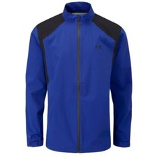 Under Armour Portrush wasserdichte Jacke royalblau/schwarz UK Gr&ouml;&szlig;e Small locker
