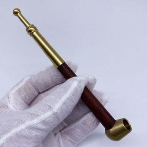 1pcs Metal Brass Smoking Pipe Pipes Long Stem Smoking Accessories Tobacco Pipe - Picture 1 of 11