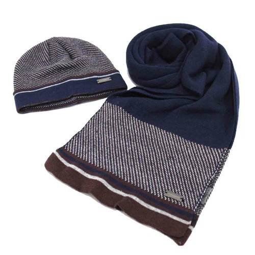Set Uomo Sciarpa 170x25 e Cappello Taglia Unica 56 100% Acrilico Laura  Biagiotti | eBay