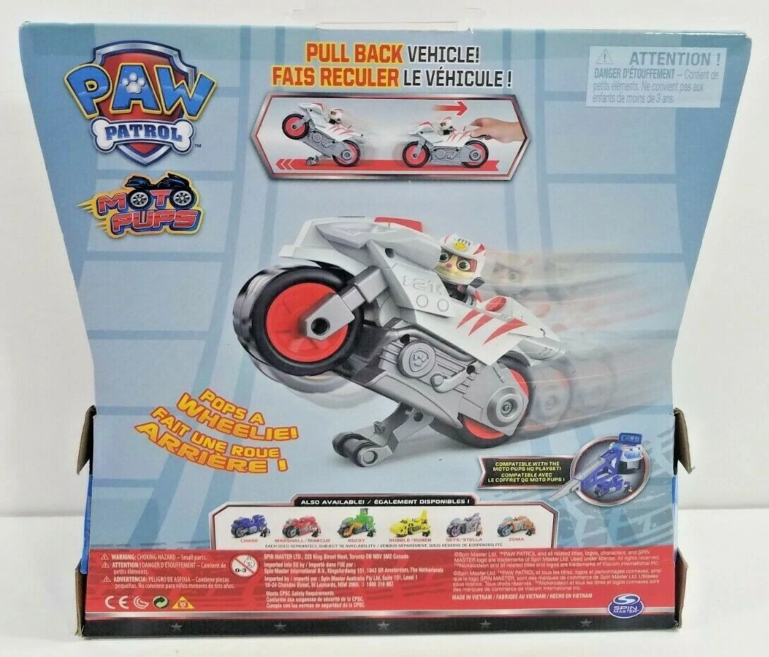 Paw patrol best sale motorcycle toy