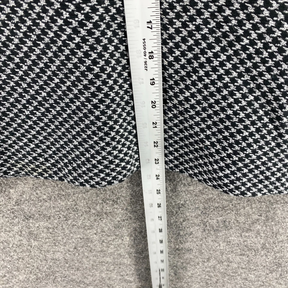 Юбка женская Antonio Melani 4 черная геометрическая трапециевидная с подкладкой миди молния средняя посадка - Изображение 4 из 4