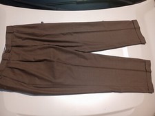 Louis Raphael Rosso Size 38X30 Brown Dress Polyester Pants Used Clean