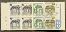 Berlin Markenheftchen MH 13 a ;brAz unten enorm, 4RZ voll, postfrisch (12570)