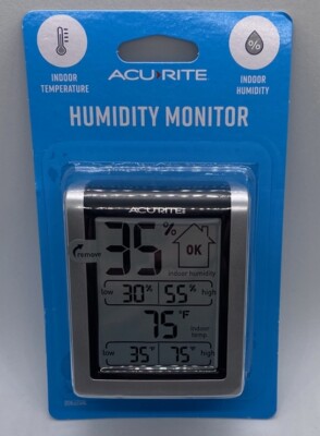 Acu-Rite Indoor Humidity Monitor - Model #00632SBL BRAND NEW IN BOX