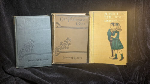 Lot of (3) Louisa M. ALCOTT- Hole In the Wall / Old-Fashioned Girl / Jack & Jill