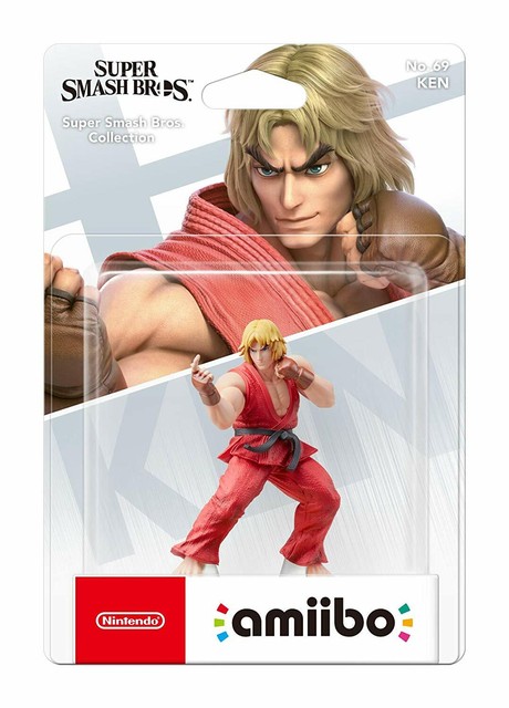 Nintendo Switch ken Amiibo Ken No. 69 Super Smash Bros Nintendo Switch 3ds for sale