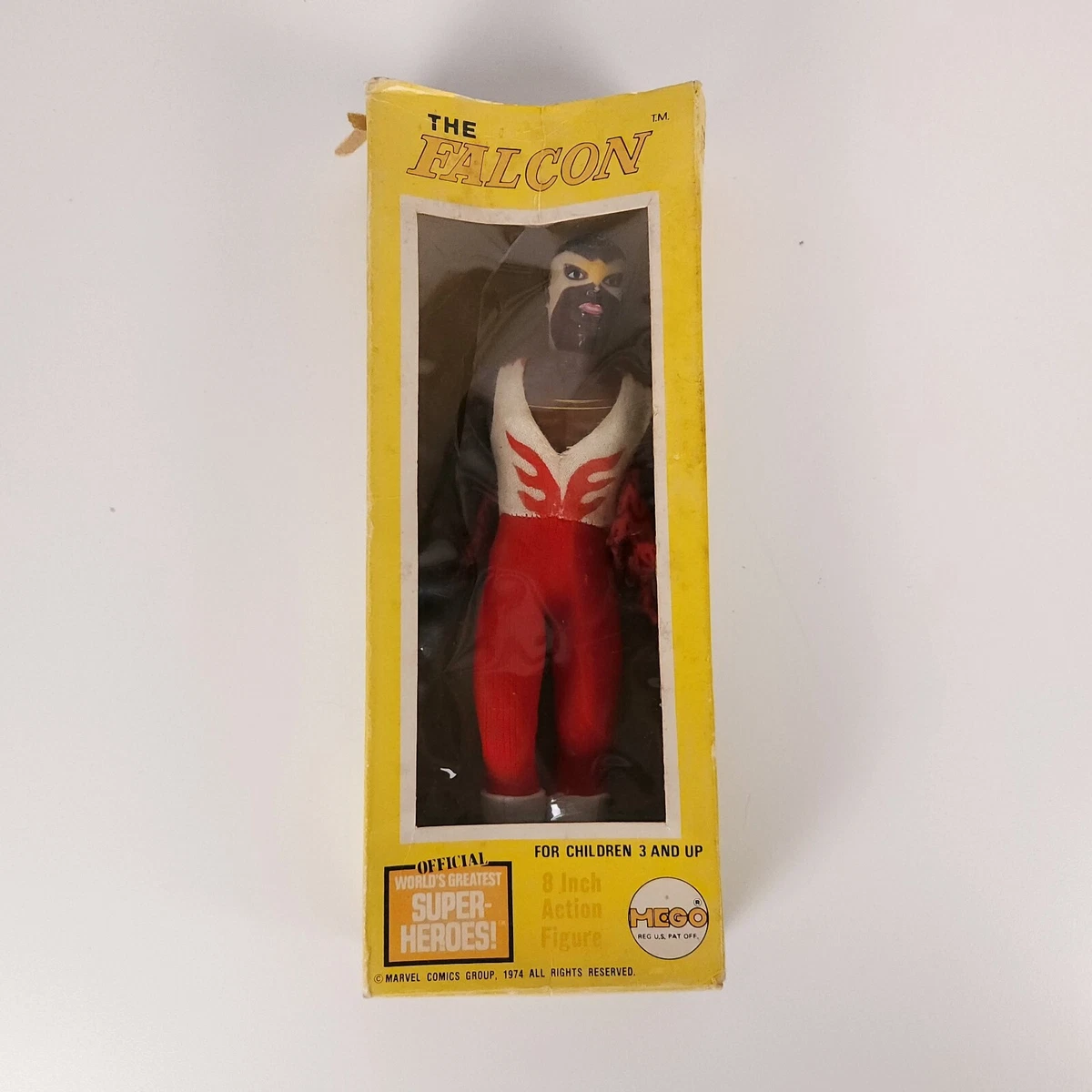 Vintage 1974 Mego Marvel World's Greatest Falcon 8-Inch