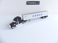 TONKIN REPLICAS INC 1:87 CAMION AMERICAIN + REMORQUE COSCO