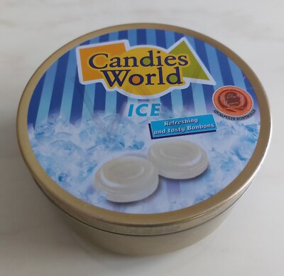 Blechdose Cavendish & Harvey Candies World Ice Metallschachtel Bonbon Sammler