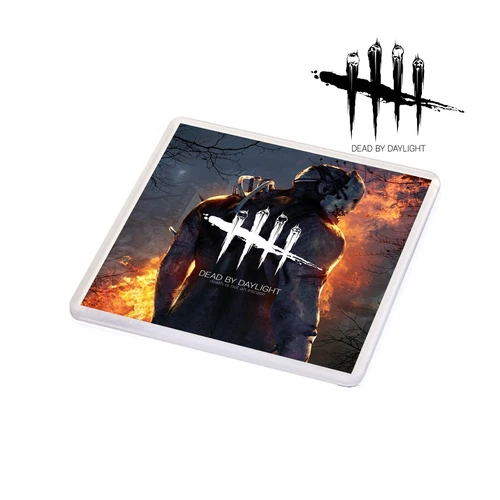 Dead By Daylight Streamer Game Inspired Plastic Coaster Game Box Art Themed