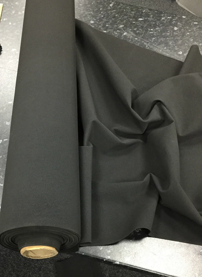 NEOPREN Stoff SCHWARZ EPDM Schwamm Schaum Material Düsen Autos versch. Dicke - Bild 2 von 4