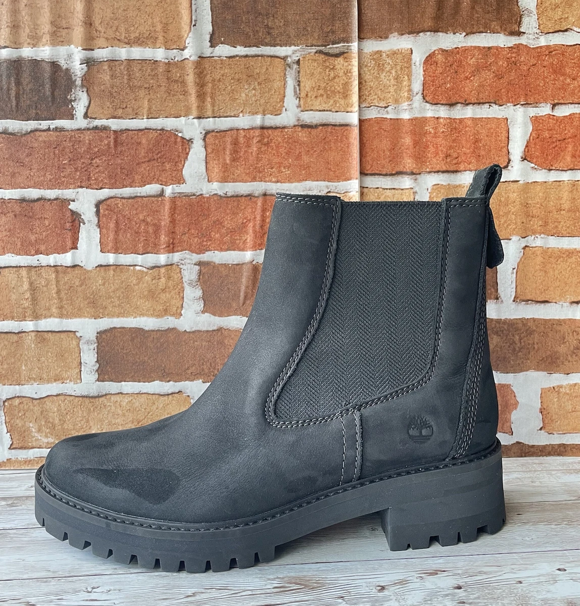 Timberland women's Courmayeur Valley boot Black Nubuck 8 | eBay