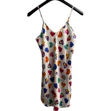 Vintage Romantic Moods Y2K Slip Dress S Satin Mini Romantic Coquette Feminine