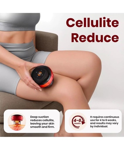 Set Terapia Coppettazione Dinamica Intelligente 5 in 1 con Kit di Coppettazione Luce Rossa per Massa... - Foto 6 di 6