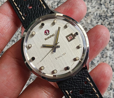 VINTAGE RADO STARLINER AUTOMATIC DATE SWISS MADE SS VINTAGE 11757/1 GENTS.