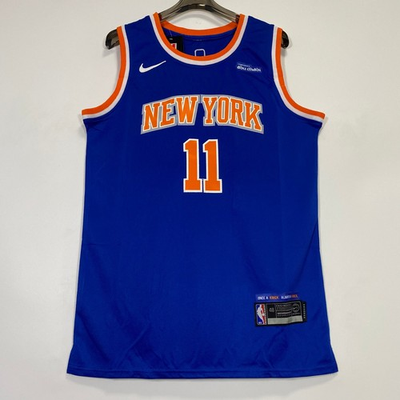 #ad Jalen Brunson #11 Jersey stitched lettering casual blue SIZE S 2XL $49.90