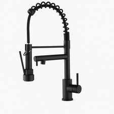 Kitchen Faucet Pull Down Sprayer, Touch On Single Handle 2- Function Stainless