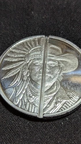 Western Warrior 1oz .999 Silver Divisible Round Elemetal Mint