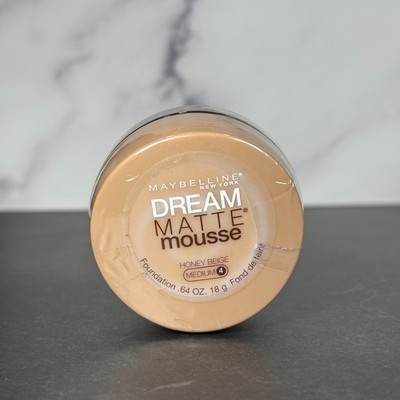 Maybelline Dream Matte Mousse Honey Beige Medium 4 Foundation - SEALED