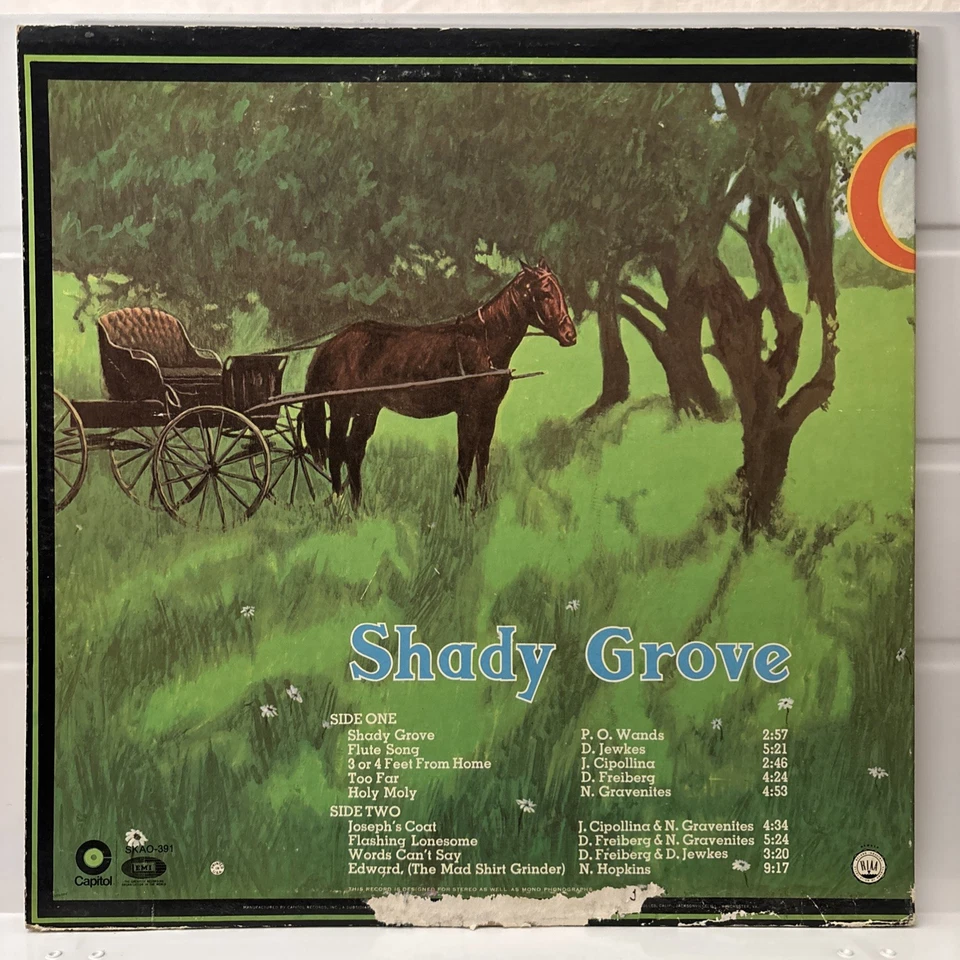 Quicksilver Messenger Service - Shady Grove 1969 Gatefold Vinyl LP - VG+/G+ - Image 3 of 4