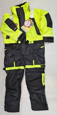 FIRST WATCH AS-1100 Anti-Exposure Flotation Suit, UL, Hi-Vis, Yellow, XL*