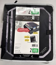 Five Star Zipper Binder, 2 Inch 3-Ring Binder 580 Sheet Capacity