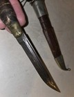 Nice 1930s Luomanen Kumpp Puukko hunting Knife Made In Finland 8 1/2" In Sheath — photo 10