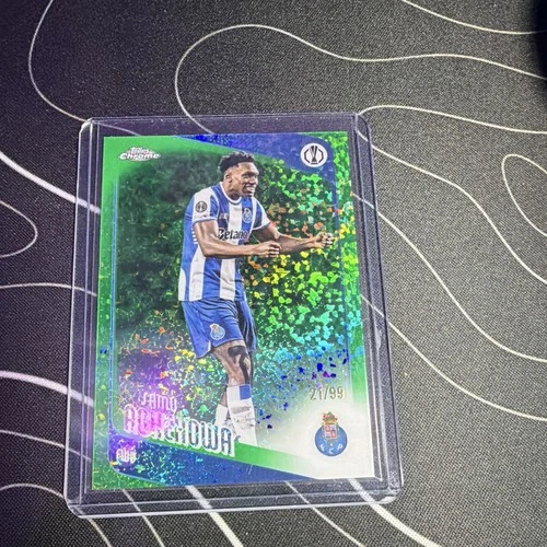 Topps UEFA Club Competitions 2025-26 Samu Aghehowa Porto #133 Green Foil /99
