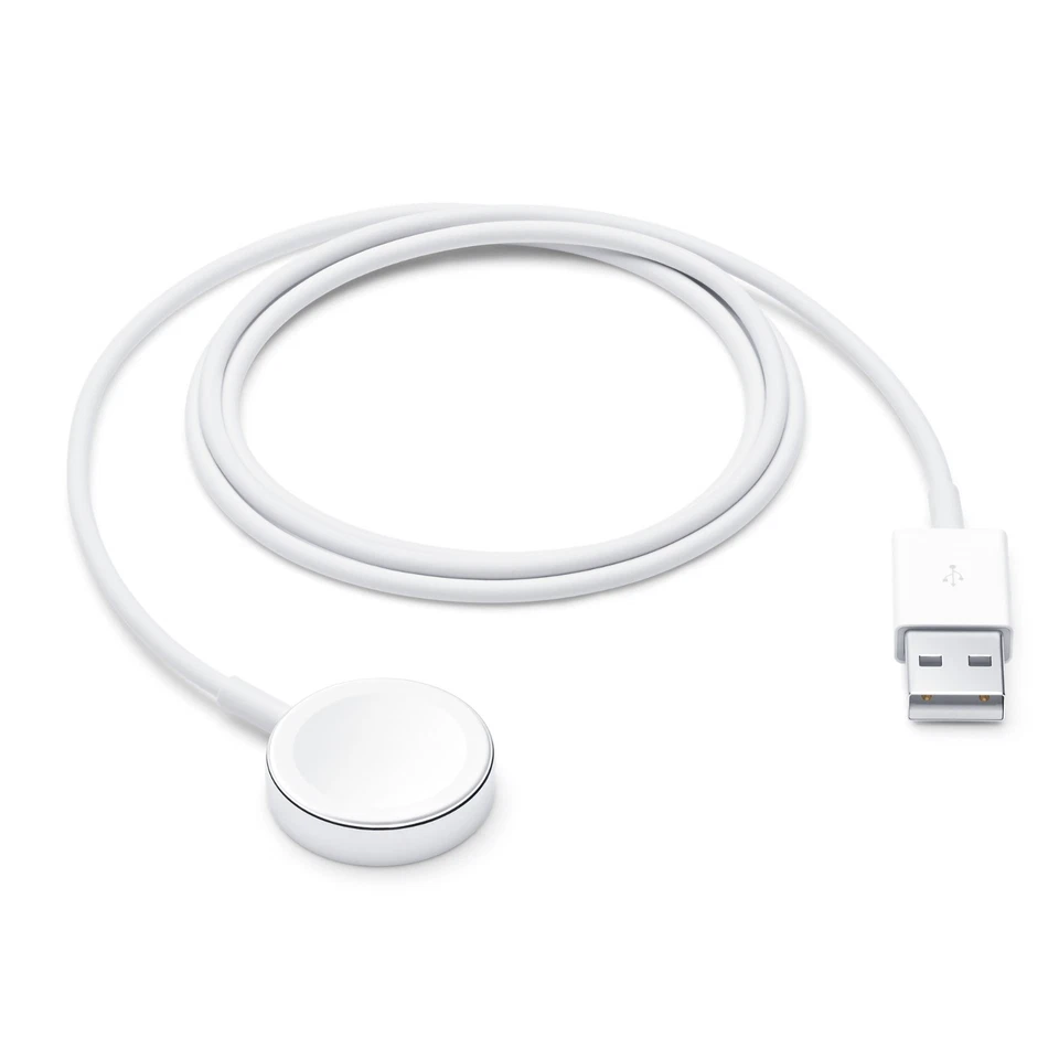 CARGADOR ORIGINAL APPLE WATCH USB-A | CABLE DE CARGA MAGNÉTICO 1M Foto 2 de 4