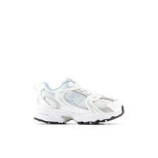 New Balance Kids' 530 Running Shoes- White/Blue/Silver