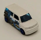 Vintage 2004 Matchbox White DC Comics Batman Scion xB 1:64 Diecast Car