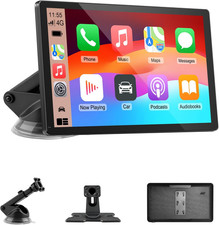 Carplay Screen for Car, 9'' Wireless Carplay  Android Auto - Smart Portable Tou
