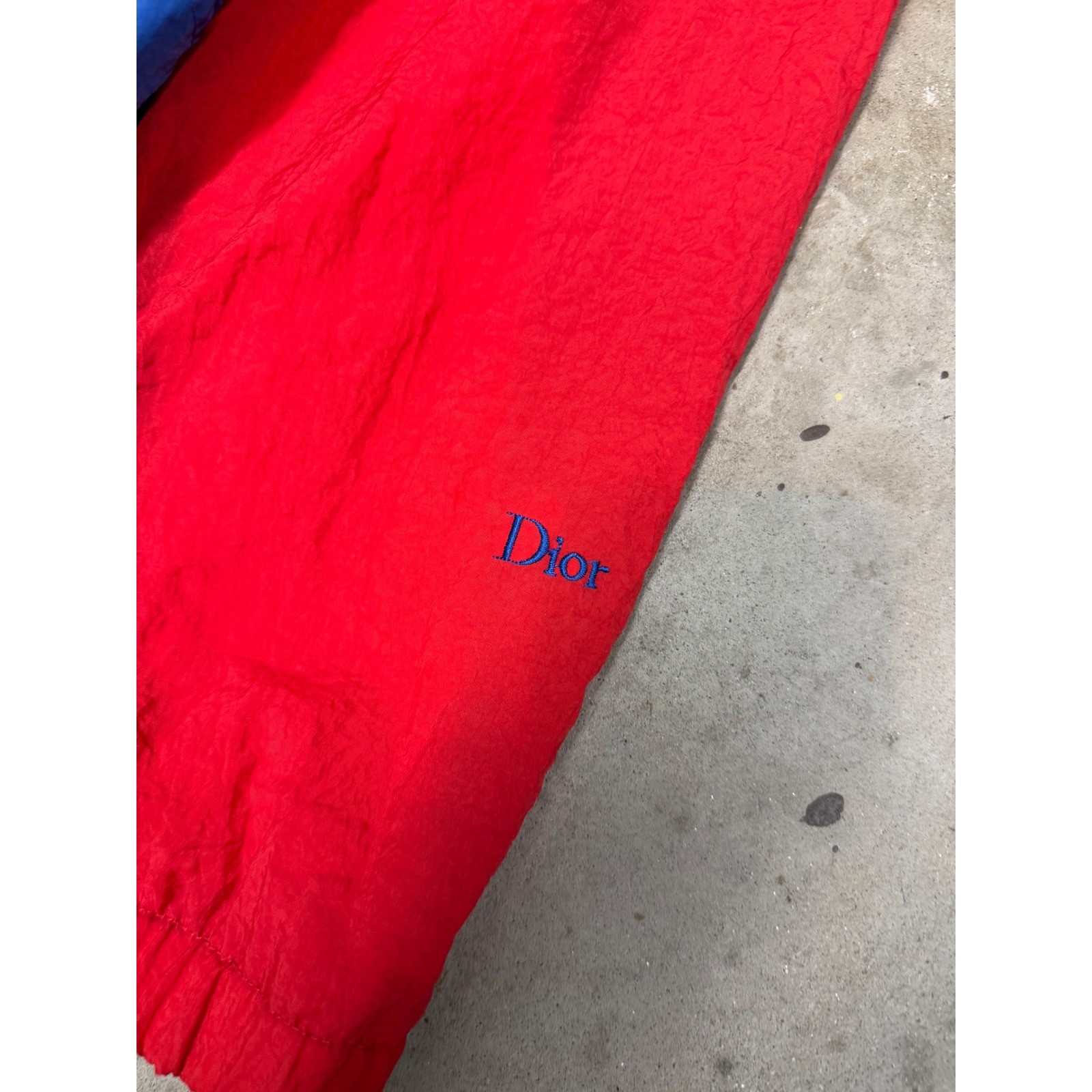 Christian Dior Monsieur Colorblock Track Jacket Full Zip Windbreaker Mens L thumbnail 2