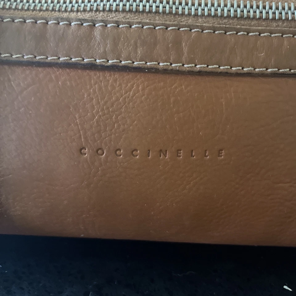 Bolso de hombro italiano de cuero Coccinello Foto 2 de 4