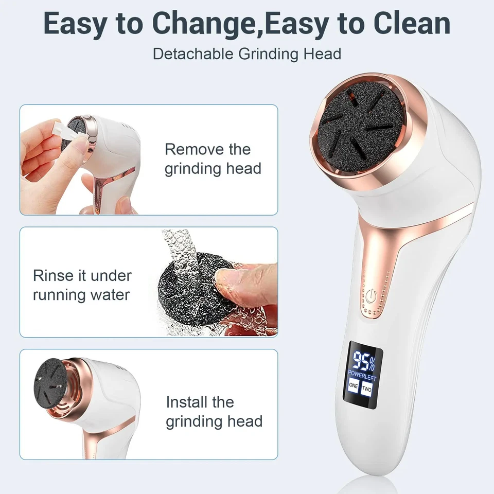 New Pedicure Machine Callus Remover Pedicure Foot Dead Skin Remover Foot Grinder - Image 4 of 4