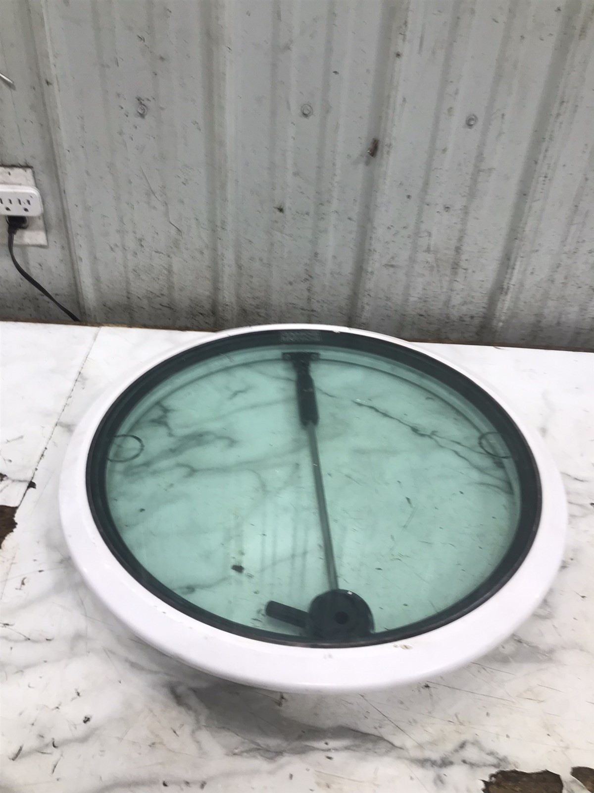 03 Doral 360 SE Boat Bomar 20 in inch round circular hatch window