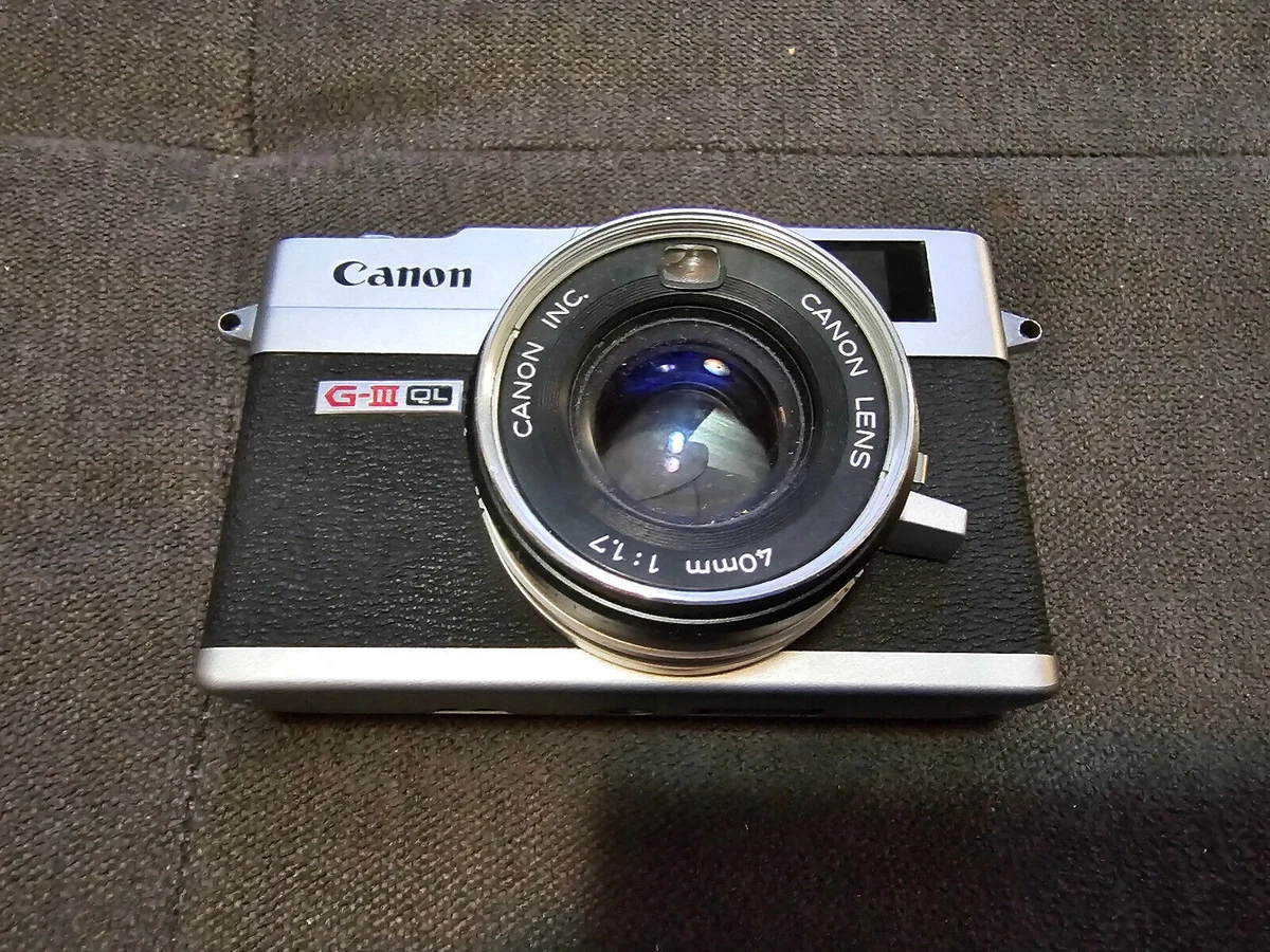 Preços baixos em Canon Canonet QL17 GIII câmeras de Filme | eBay