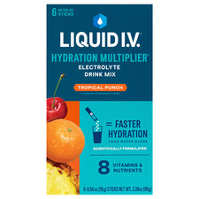 Liquid I.V. Tropical Punch Hydration Multiplier Electrolyte Drink, 0.56oz - 6ct