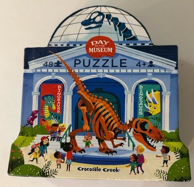 Crocodile Creek Dinosaurs 48 Piece Puzzle Day at the Museum Eco-Friendly Ages 4+