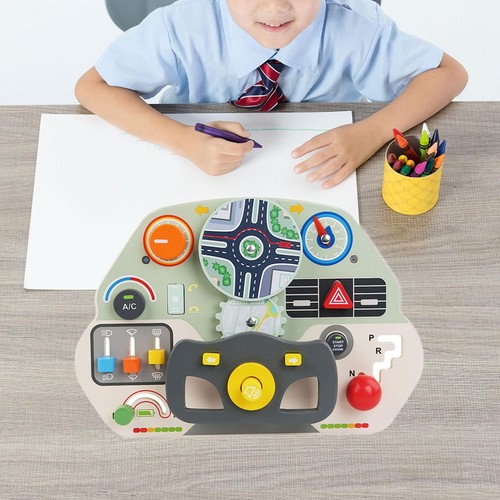 Steering Wheel Sensory Toy Sensory Activity Board Learning Activities - Picture 4 of 6