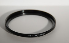 55mm to 58mm male to female threads step up ring
