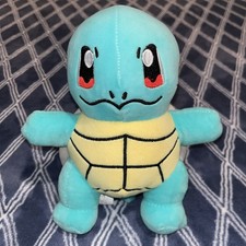 Tomy Pok mon 9" Squirtle Plush Stuffed Animal Doll Stuffie Soft Cuddly Toy