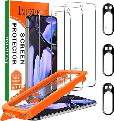 3PCS Screen Protector & Camera Lens Protector for Google Pixel 9 Pro XL Case Fri