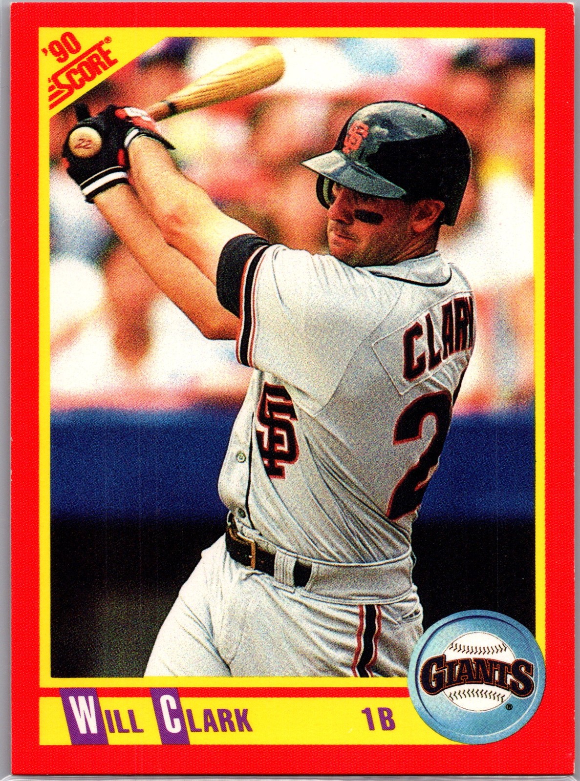1990 Score #300 Will Clark Promos