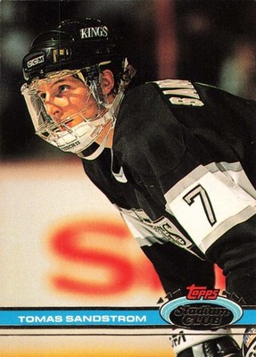 Tomas Sandstrom 1991-92 Stadium Club #209 Los Angeles Kings