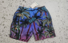 NWT Scotch Soda Multicolor Tropical F Palm Swim Trunks Mens S